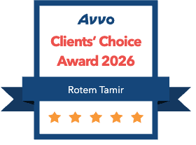 Avvo Clients' Choice Award 2026 - Rotem Tamir